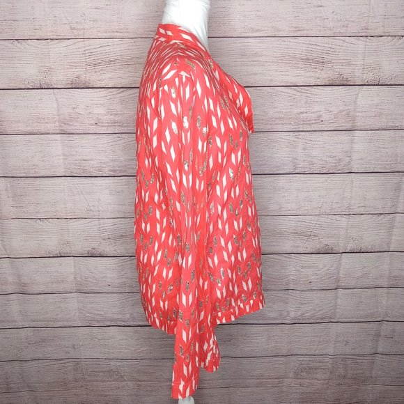 Tory Burch Red and White Blouse - Picture 7 of 8